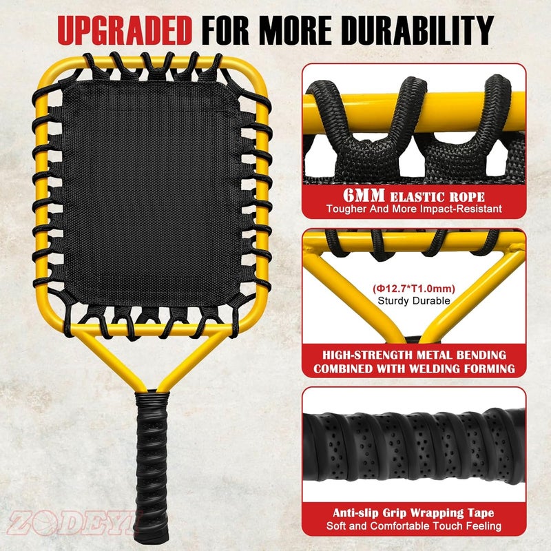 ZODEYI Baseball Racket for Fly Balls, Grounders, and Line Drives - Softball/Baseball Fungo Bat for Coaches and Parents to Help with Auxiliary Training - Attach a Racket Bag and Winding Tape - Image 4
